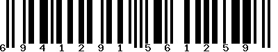 EAN-13 : 6941291561259