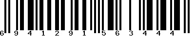 EAN-13 : 6941291563444