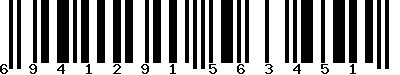 EAN-13 : 6941291563451