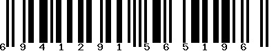 EAN-13 : 6941291565196