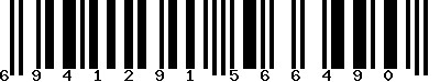 EAN-13 : 6941291566490