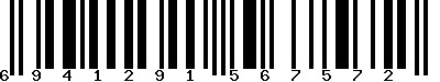 EAN-13 : 6941291567572