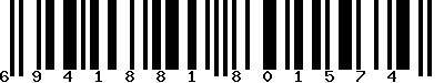 EAN-13 : 6941881801574