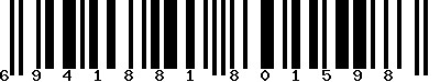 EAN-13 : 6941881801598