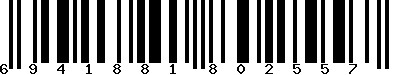 EAN-13 : 6941881802557