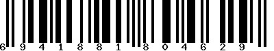 EAN-13 : 6941881804629