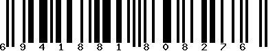 EAN-13 : 6941881808276