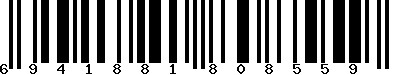 EAN-13 : 6941881808559