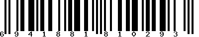 EAN-13 : 6941881810293