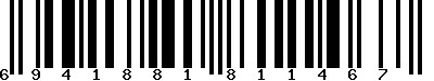 EAN-13 : 6941881811467