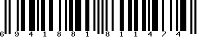 EAN-13 : 6941881811474