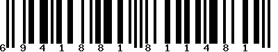 EAN-13 : 6941881811481