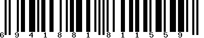 EAN-13 : 6941881811559