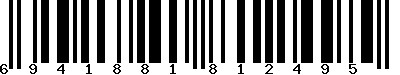 EAN-13 : 6941881812495