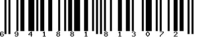 EAN-13 : 6941881813072