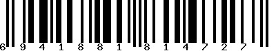 EAN-13 : 6941881814727