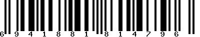 EAN-13 : 6941881814796