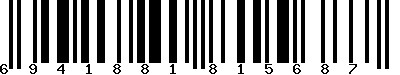 EAN-13 : 6941881815687