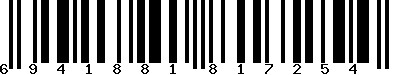 EAN-13 : 6941881817254