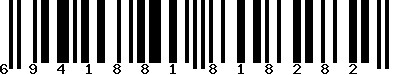 EAN-13 : 6941881818282