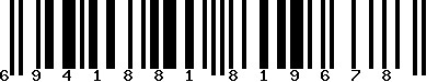 EAN-13 : 6941881819678