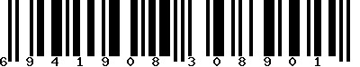 EAN-13 : 6941908308901