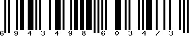 EAN-13 : 6943498603473