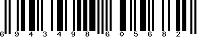 EAN-13 : 6943498605682