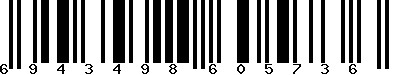 EAN-13 : 6943498605736