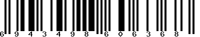 EAN-13 : 6943498606368