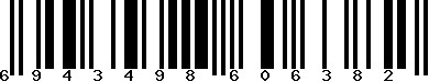 EAN-13 : 6943498606382