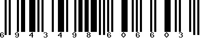 EAN-13 : 6943498606603