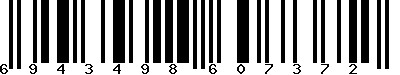 EAN-13 : 6943498607372