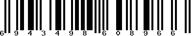 EAN-13 : 6943498608966