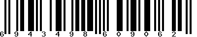 EAN-13 : 6943498609062