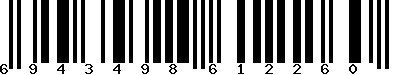 EAN-13 : 6943498612260