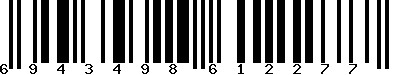 EAN-13 : 6943498612277