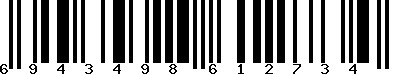 EAN-13 : 6943498612734