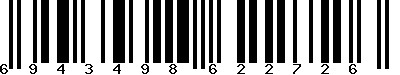 EAN-13 : 6943498622726