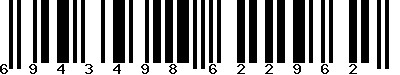 EAN-13 : 6943498622962