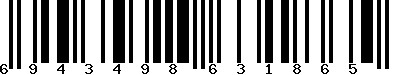 EAN-13 : 6943498631865