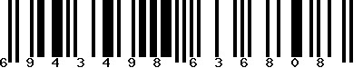 EAN-13 : 6943498636808