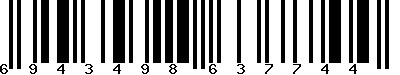 EAN-13 : 6943498637744