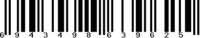 EAN-13 : 6943498639625