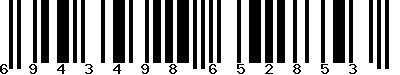 EAN-13 : 6943498652853