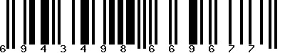 EAN-13 : 6943498669677