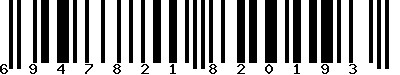 EAN-13 : 6947821820193