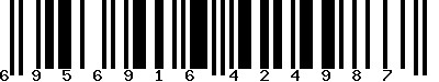 EAN-13 : 6956916424987