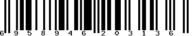 EAN-13 : 6958946203136