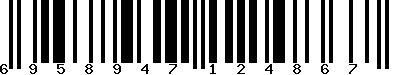 EAN-13 : 6958947124867